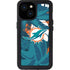 NFL Miami Dolphins Tropical Print iPhone 15 Waterproof Case